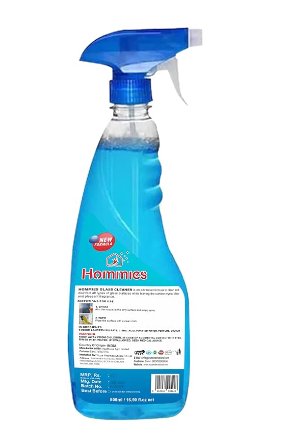Hommies Glass & Surface Cleaner Spray