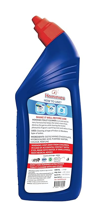 Hommies Toilet Cleaner Liquid Ultra Power